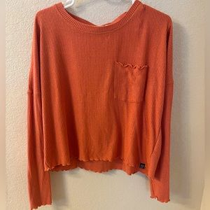 Roxy Ribbed Cropped Top